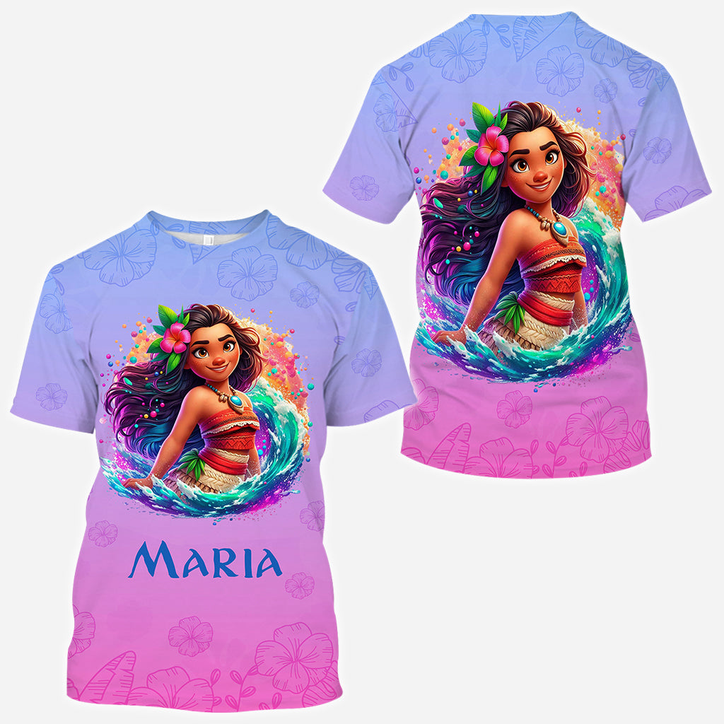 Personalized All Over Shirt with Princess Design for Birthday or Summer All Over Shirt GradoCreations