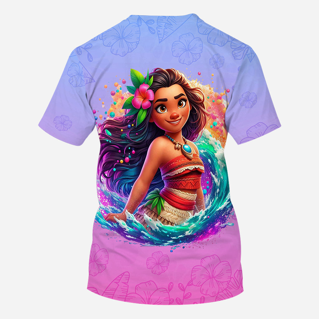 Personalized All Over Shirt with Princess Design for Birthday or Summer All Over Shirt GradoCreations