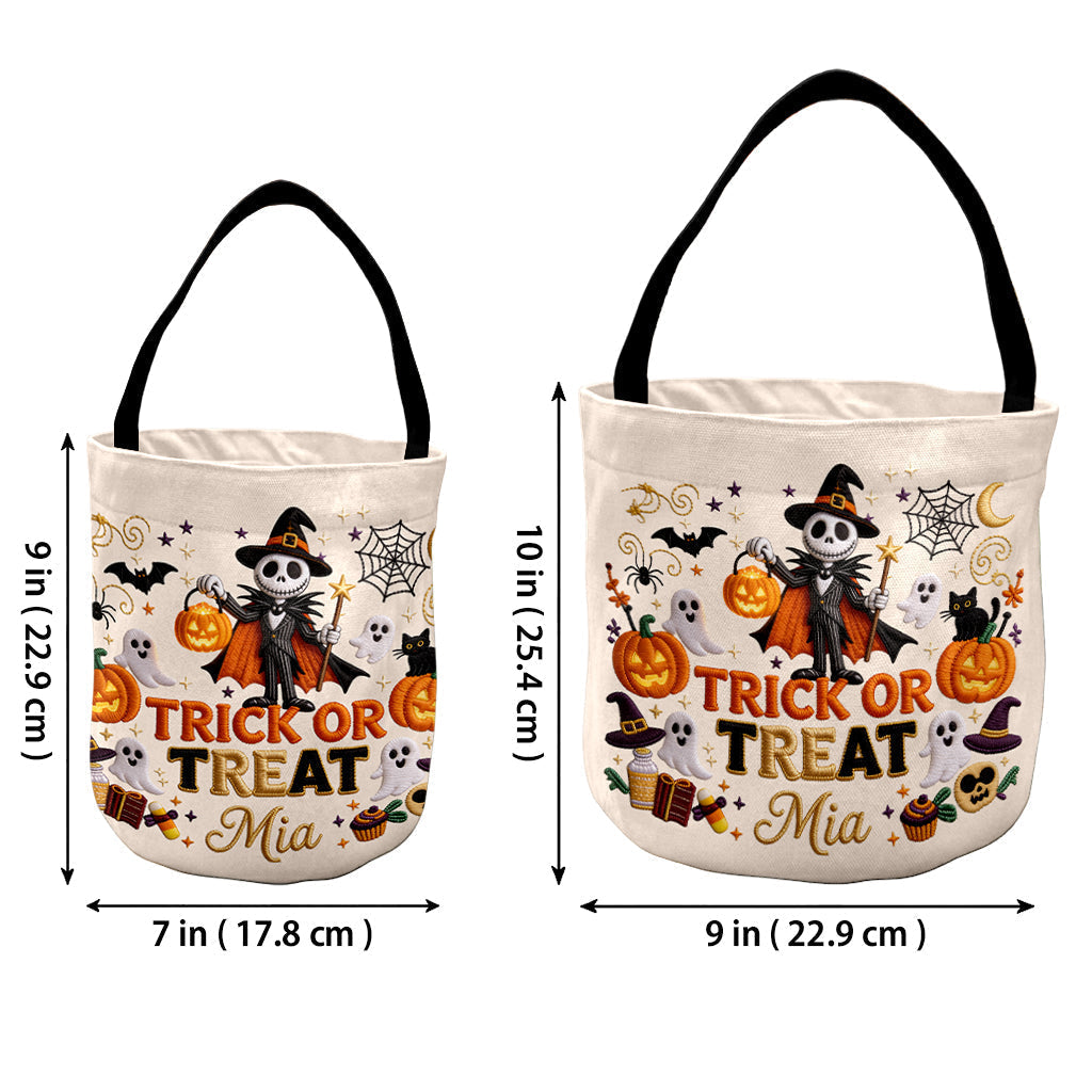 Personalized Halloween Spooky Basket for Kids Trick or Treat Gift Basket GradoCreations