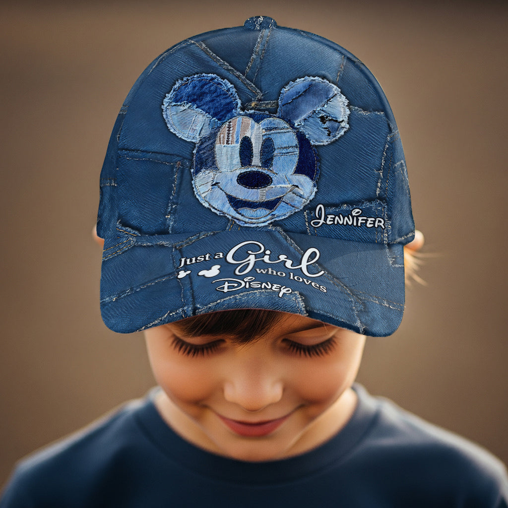 Personalized Disney Classic Cap Just A Girl Who Loves Magic Classic Cap GradoCreations