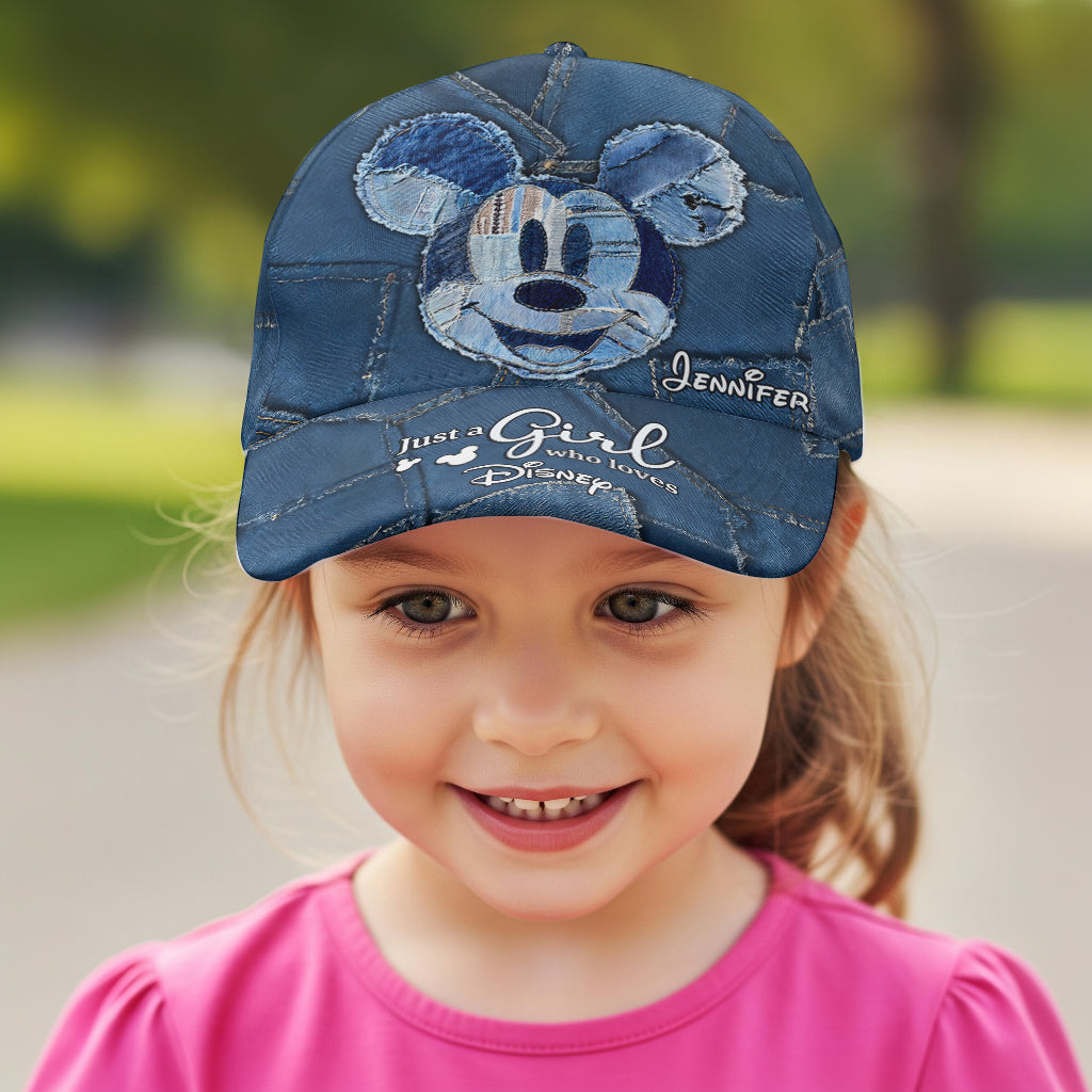 Personalized Disney Classic Cap Just A Girl Who Loves Magic Classic Cap GradoCreations