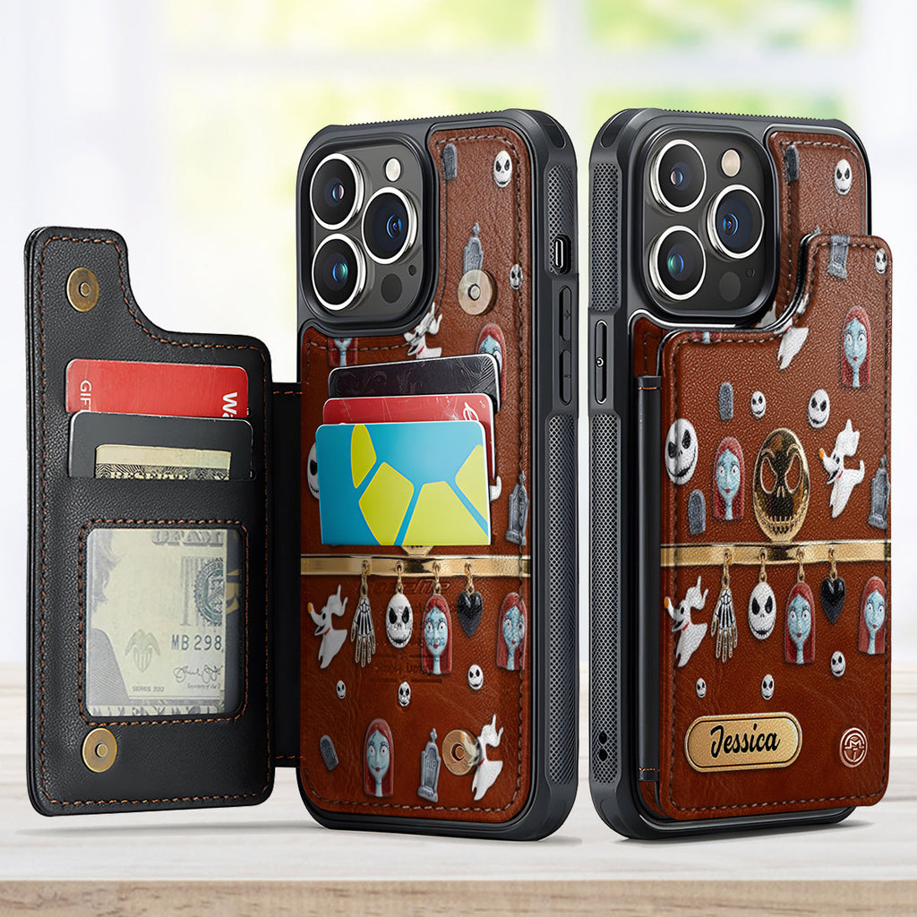 Personalized Nightmare Fully Printed Wallet Phone Case for Fans Fully Printed Wallet Phone Case GradoCreations
