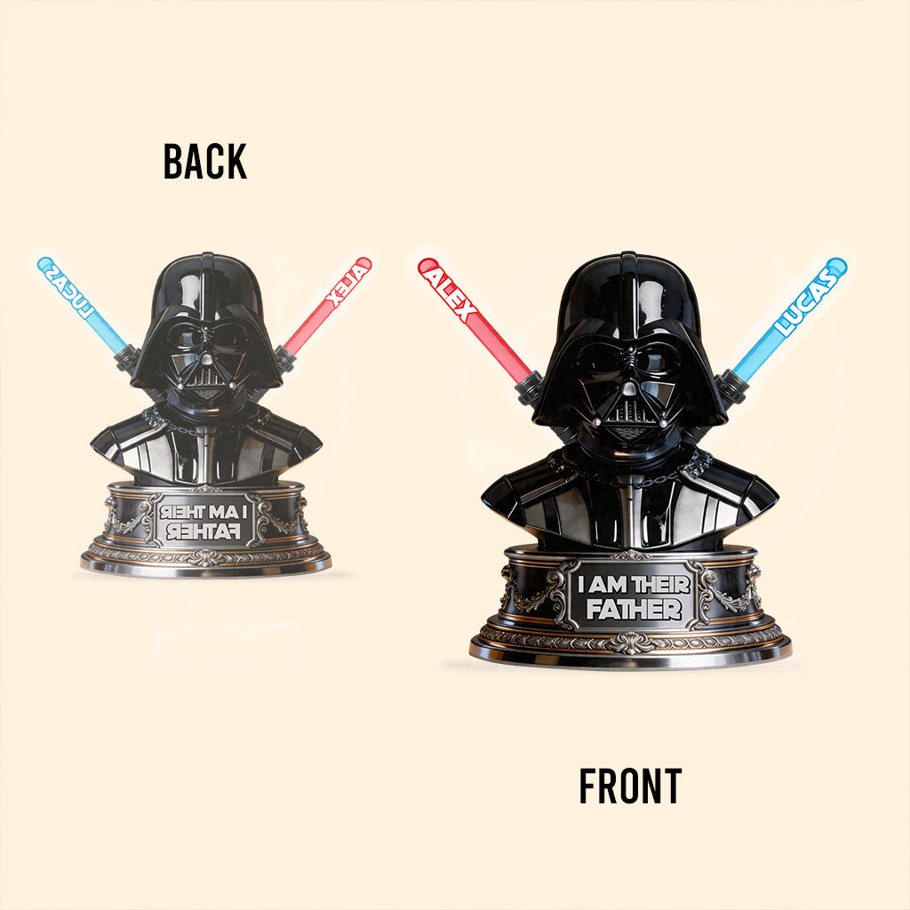 Personalized Acrylic Plaque Custom Name Darth Vader Gift Custom Shaped Acrylic Plaque GradoCreations