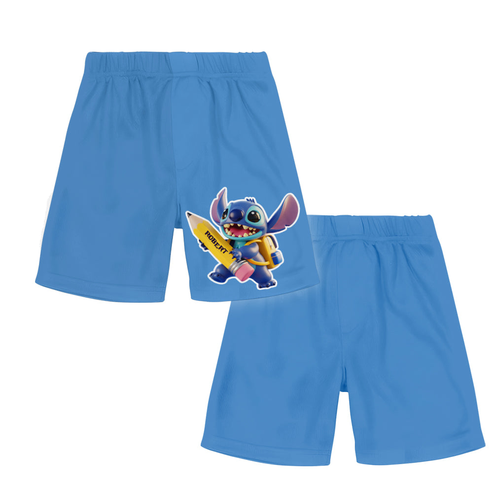 Personalized Ohana Kid T-shirt & Shorts Set for Back to School Kid T-shirt & Shorts GradoCreations