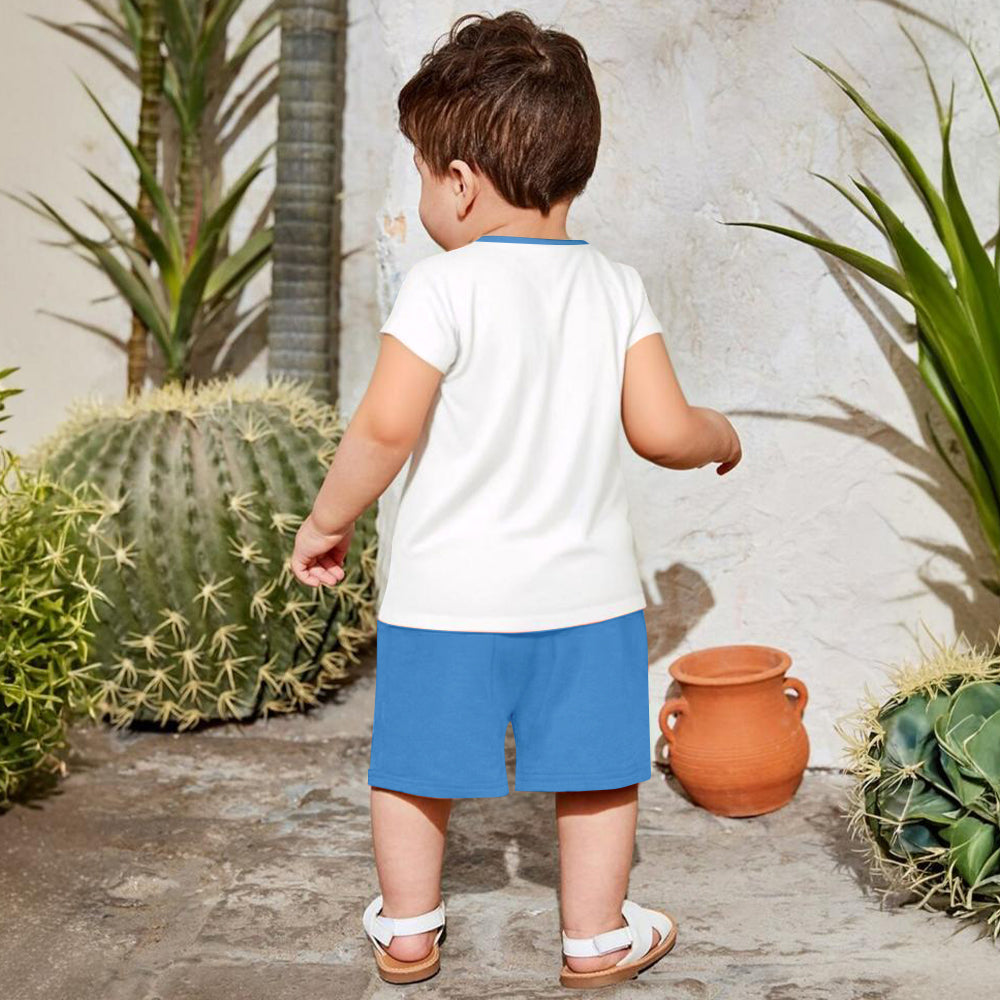 Personalized Ohana Kid T-shirt & Shorts Set for Back to School Kid T-shirt & Shorts GradoCreations