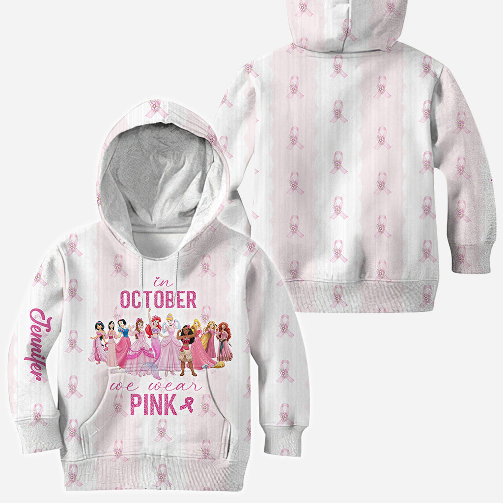 Personalized All Over Shirt October Pink Awareness Gift All Over Shirt GradoCreations