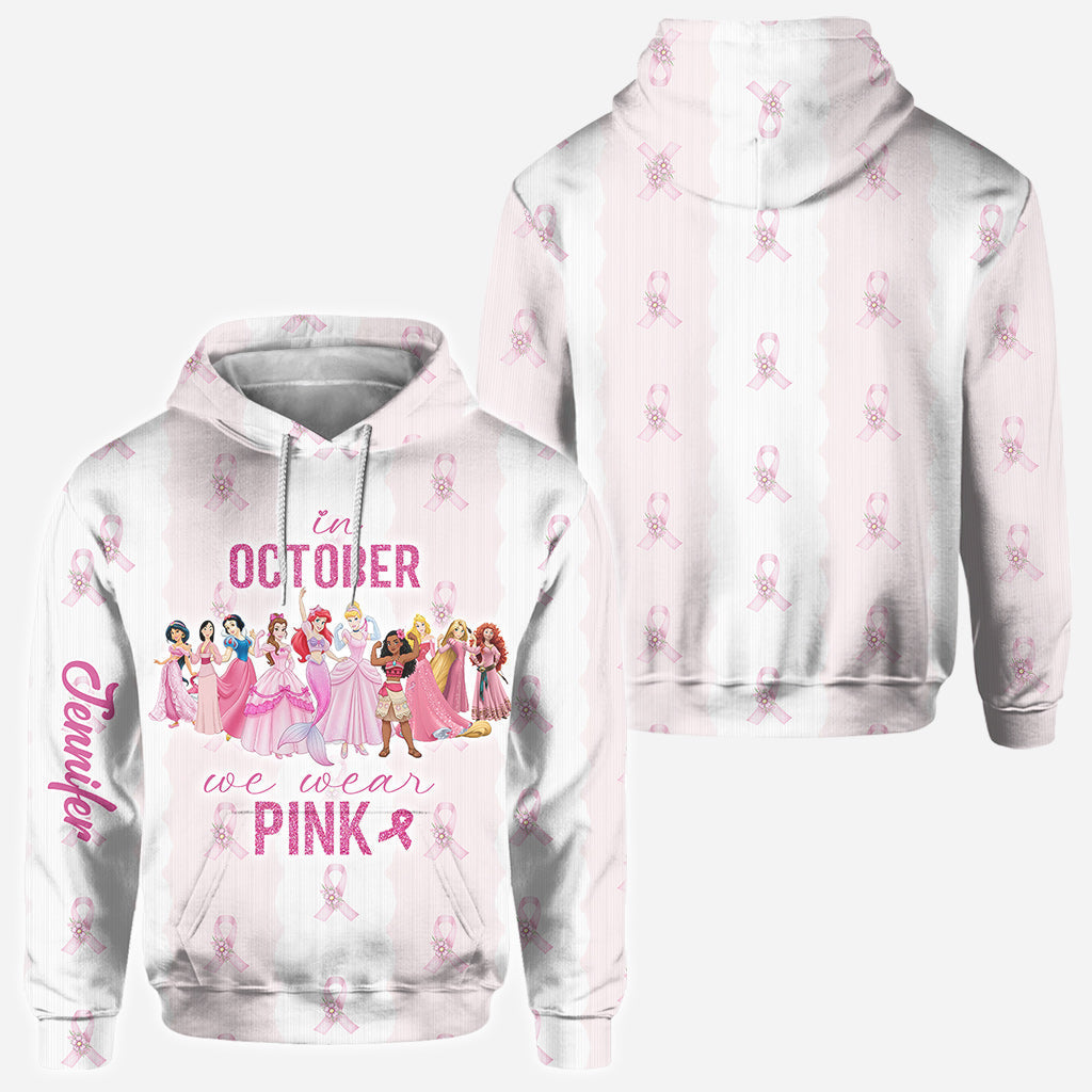 Personalized All Over Shirt October Pink Awareness Gift All Over Shirt GradoCreations