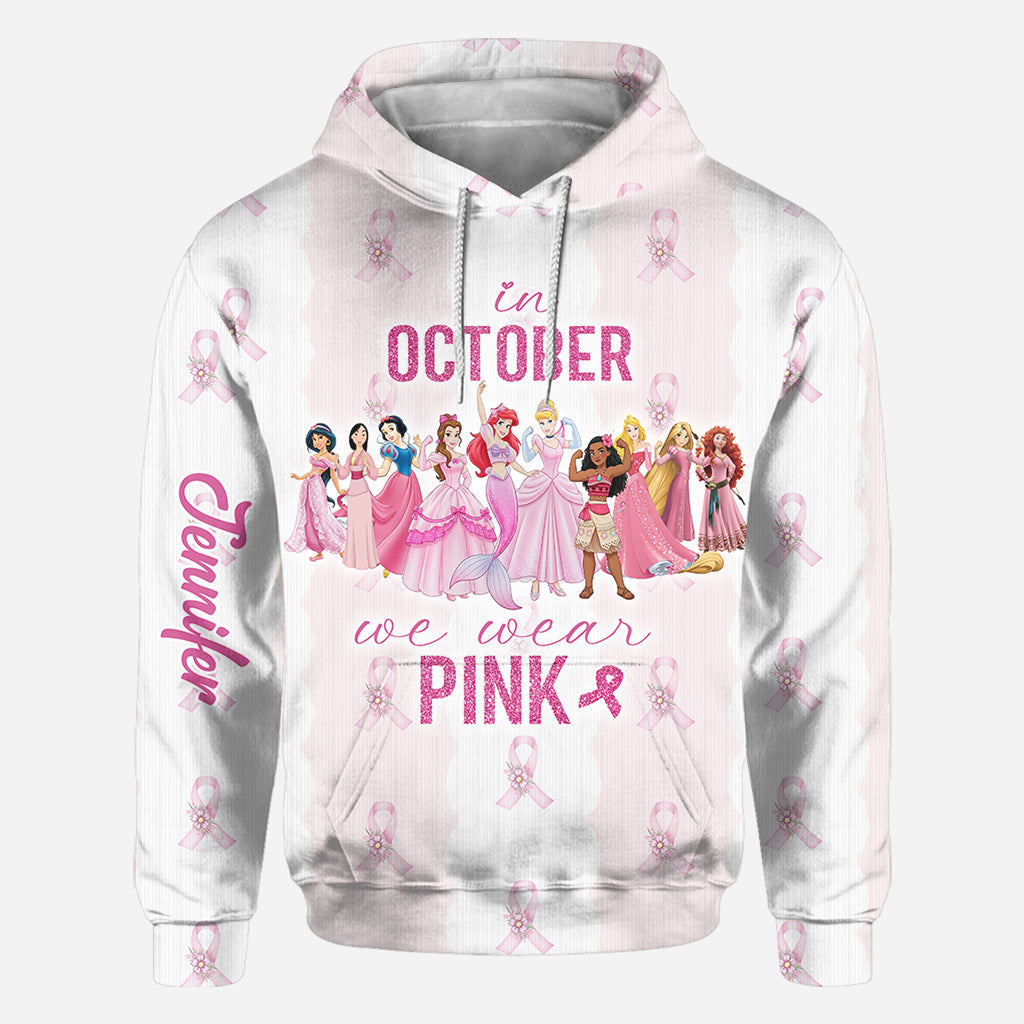 Personalized All Over Shirt October Pink Awareness Gift All Over Shirt GradoCreations