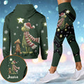 Personalized Grinch Christmas Hoodie and Leggings Gift for Mom Hoodie & Leggings GradoCreations