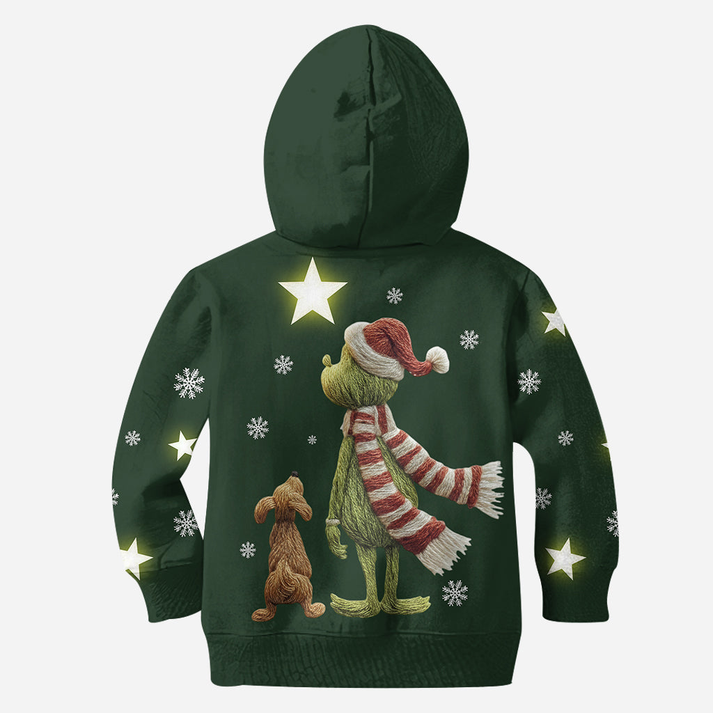 Personalized Grinch Christmas Hoodie and Leggings Gift for Mom Hoodie & Leggings GradoCreations