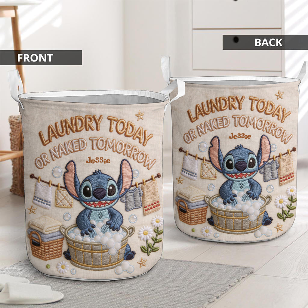 Personalized Ohana Storage Basket Custom Name Gift for Kids Laundry Basket GradoCreations