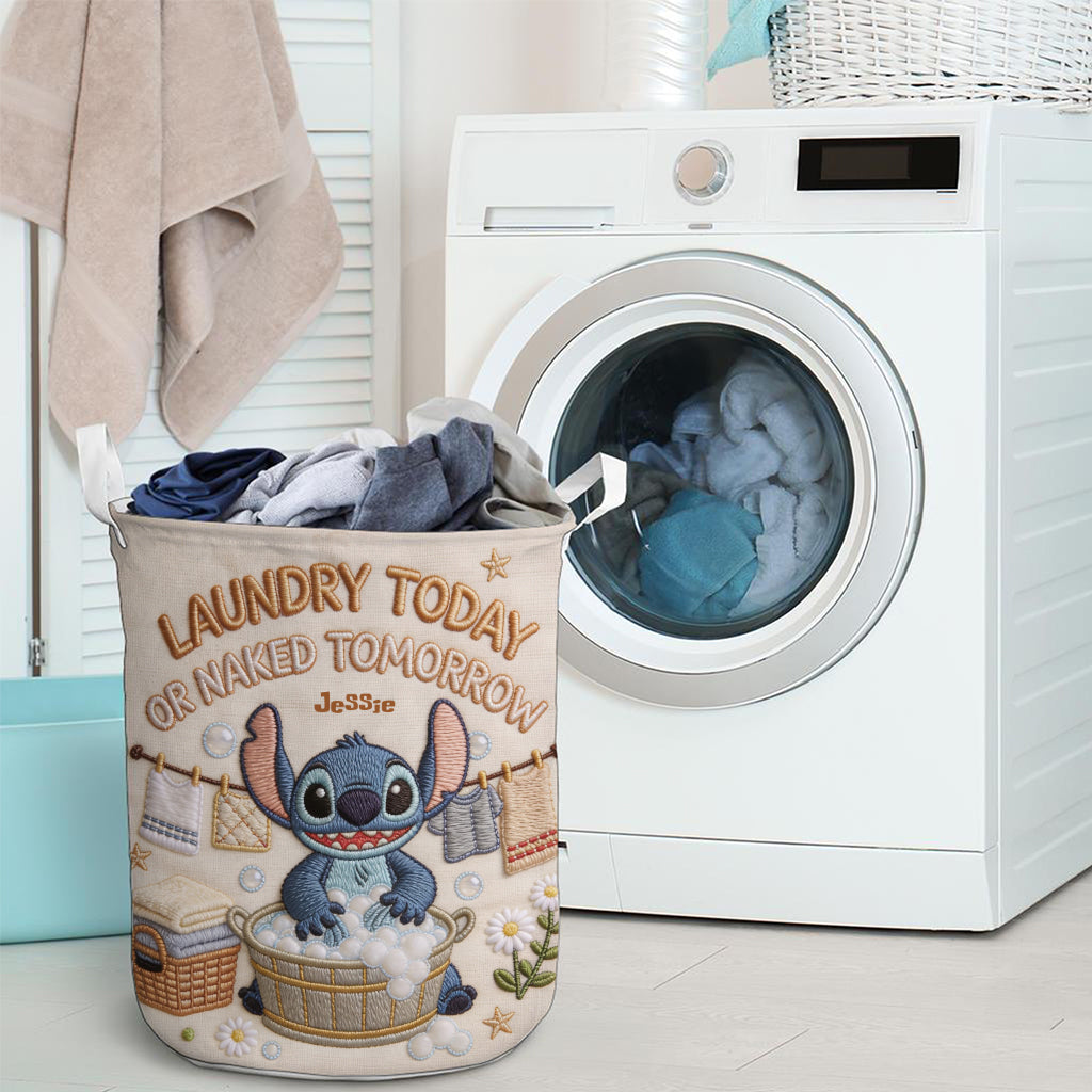 Personalized Ohana Storage Basket Custom Name Gift for Kids Laundry Basket GradoCreations