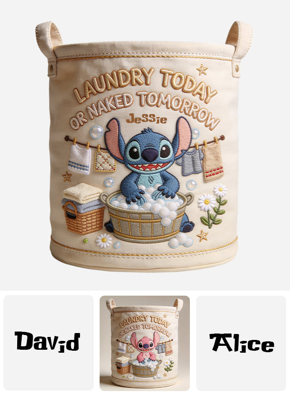 Personalized Ohana Storage Basket Custom Name Gift for Kids Laundry Basket GradoCreations