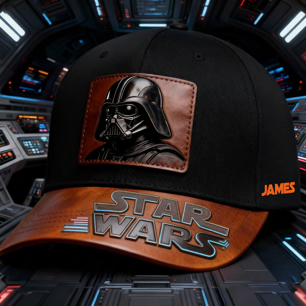 Personalized Star Wars Classic Cap with Darth Vader Design for Fans Classic Cap GradoCreations
