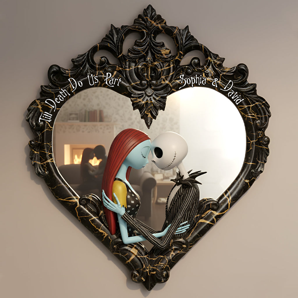 Personalized Nightmare Wall Hanging Mirror Custom Name Gift Wall Hanging Mirror GradoCreations