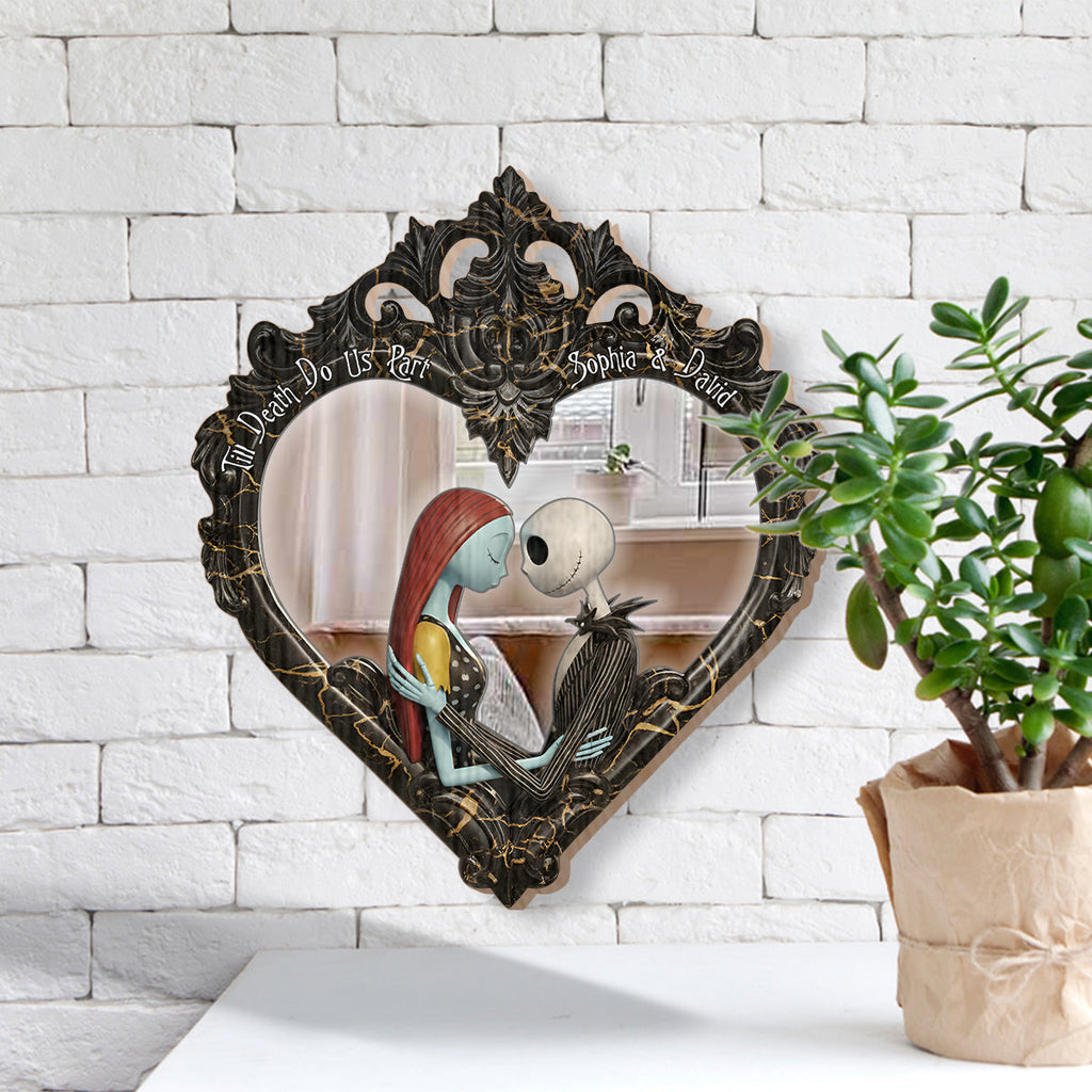 Personalized Nightmare Wall Hanging Mirror Custom Name Gift Wall Hanging Mirror GradoCreations