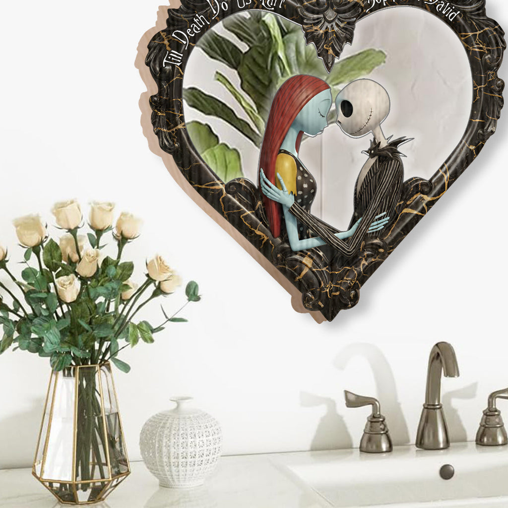 Personalized Nightmare Wall Hanging Mirror Custom Name Gift Wall Hanging Mirror GradoCreations