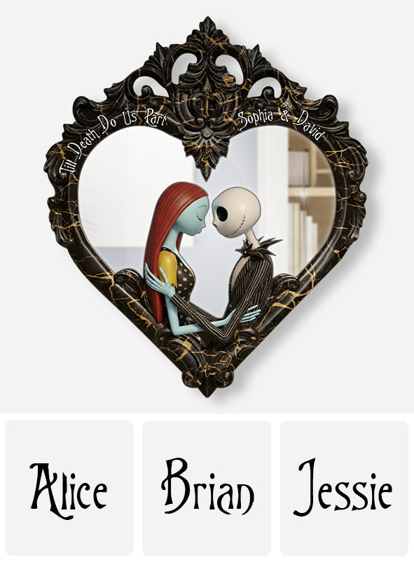Personalized Nightmare Wall Hanging Mirror Custom Name Gift Wall Hanging Mirror GradoCreations