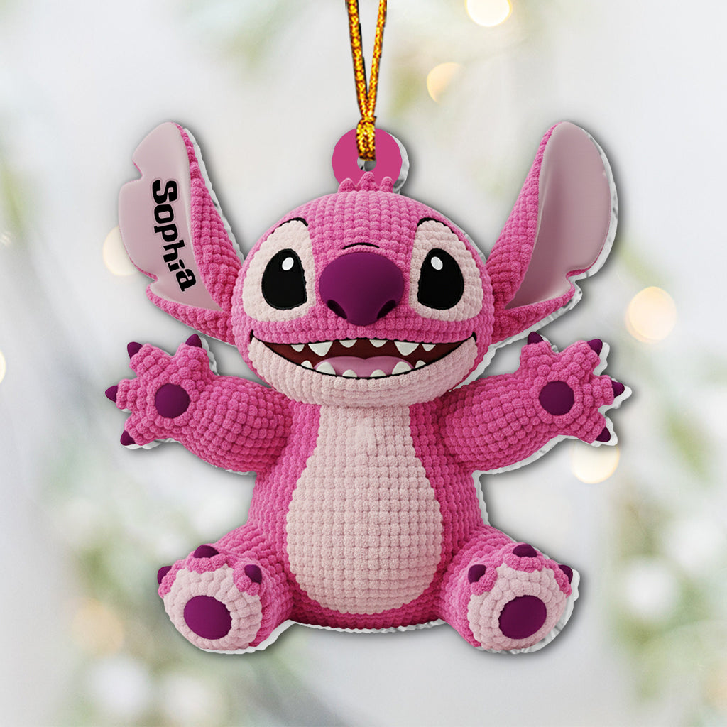 Personalized Ohana Family Ornament Custom Name Christmas Gift Ornament GradoCreations