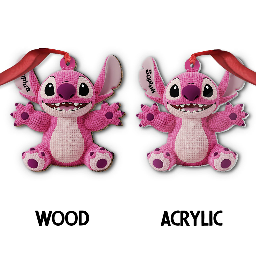 Personalized Ohana Family Ornament Custom Name Christmas Gift Ornament GradoCreations