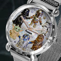 Personalized Star Wars Women’s Hand Watch Custom Name Gift Women Hand Watch GradoCreations