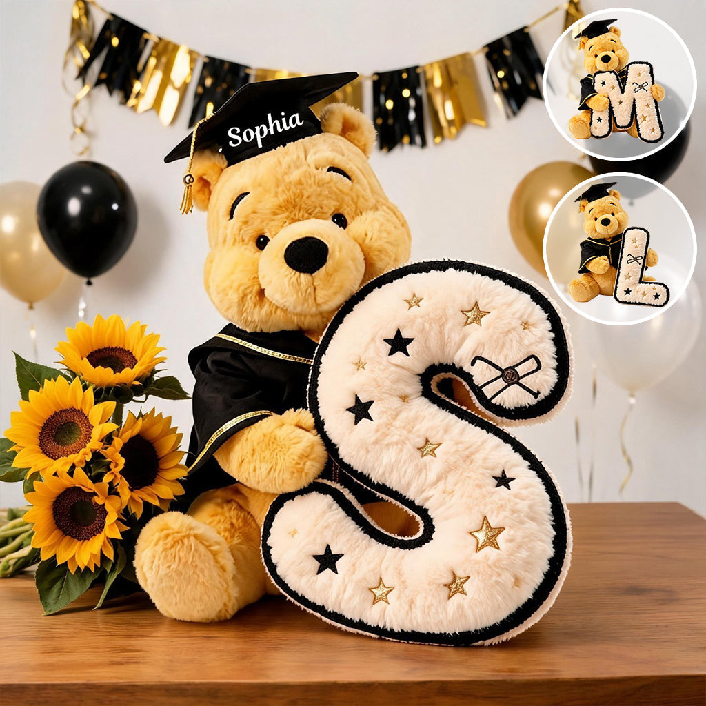 Personalized Graduation Faux Fur Pillow Custom Shape Gift Premium Faux Fur Pillow GradoCreations