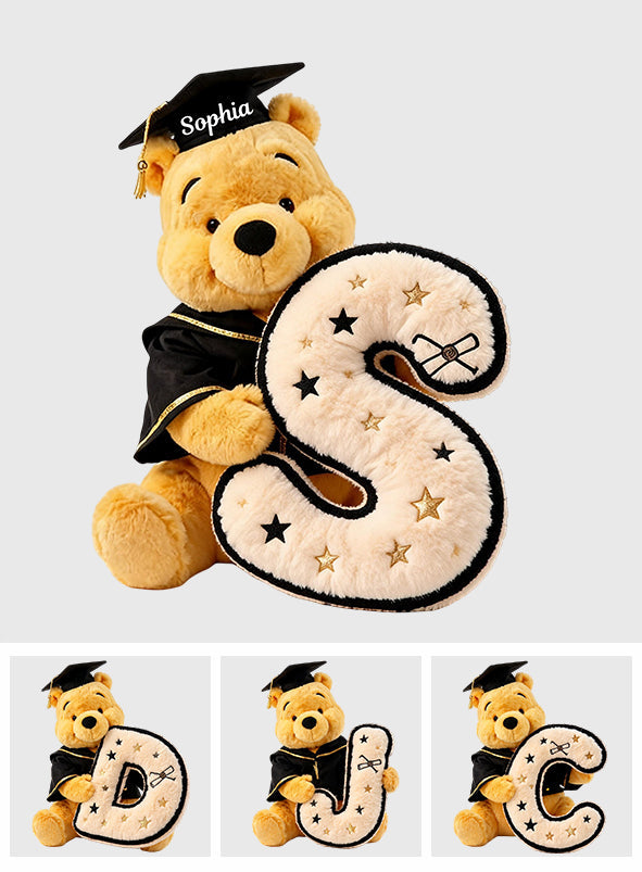 Personalized Graduation Faux Fur Pillow Custom Shape Gift Premium Faux Fur Pillow GradoCreations