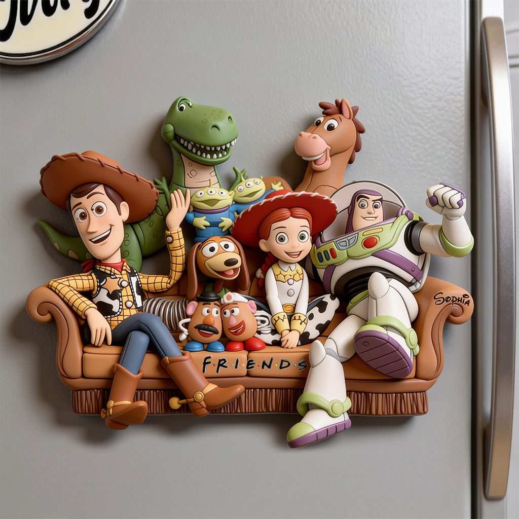 Personalized Friends Movie Magnet Custom Gift for Kids Magnet GradoCreations