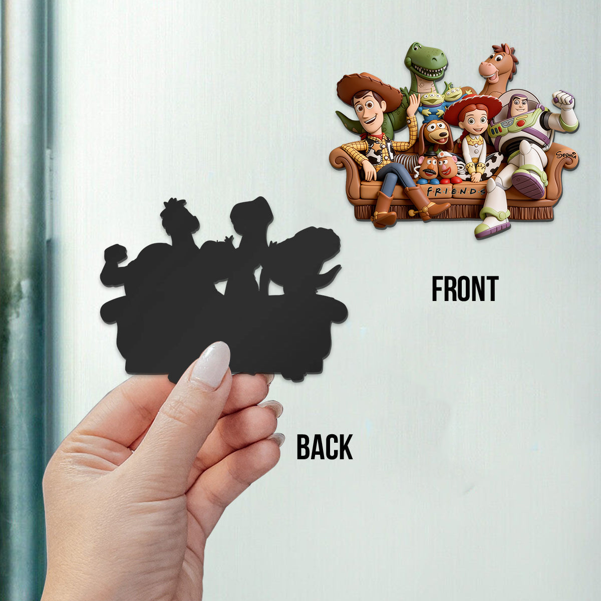 Personalized Friends Movie Magnet Custom Gift for Kids Magnet GradoCreations