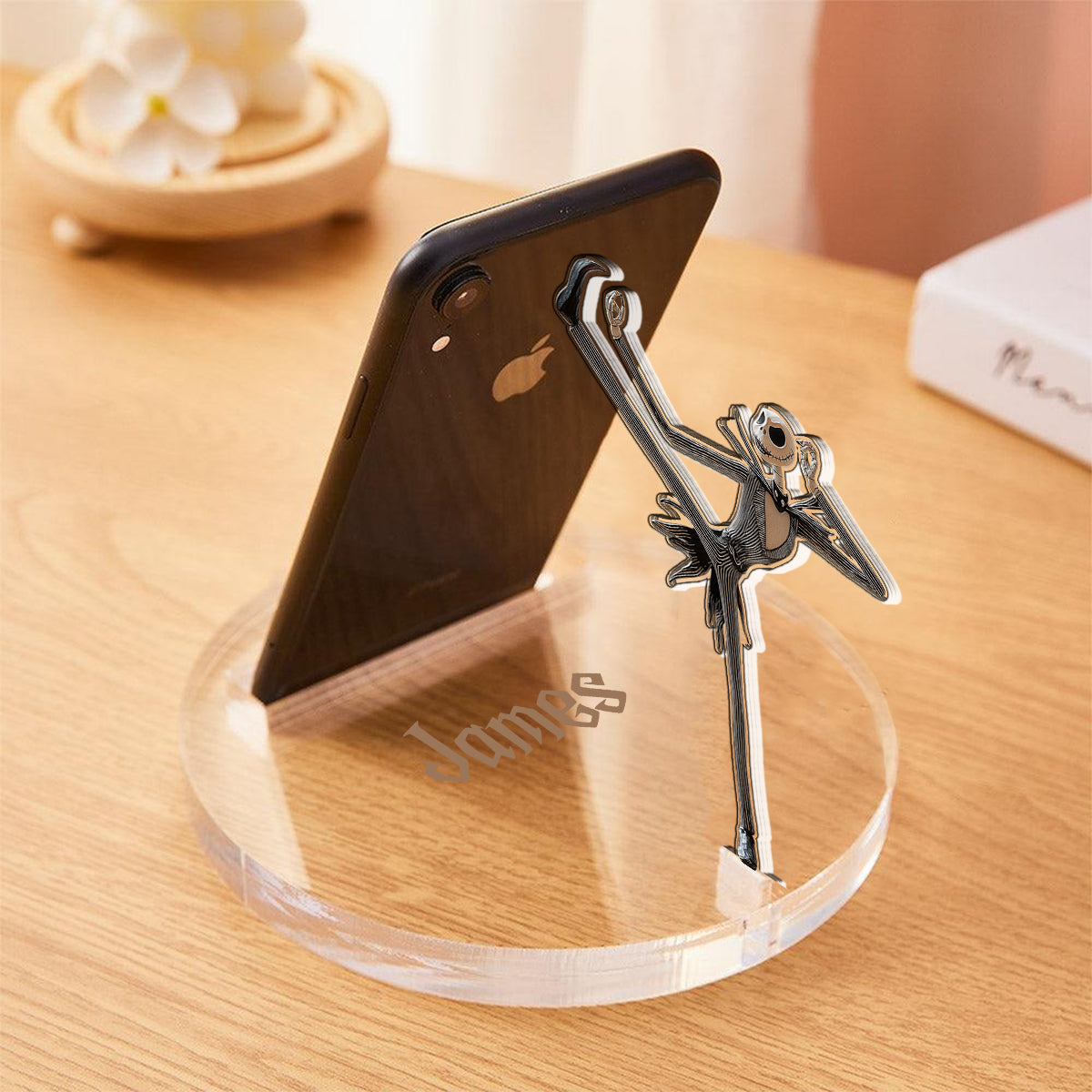 Personalized Acrylic Phone Holder Stand Custom Design Gift Phone/ Tablet Holder Stand GradoCreations