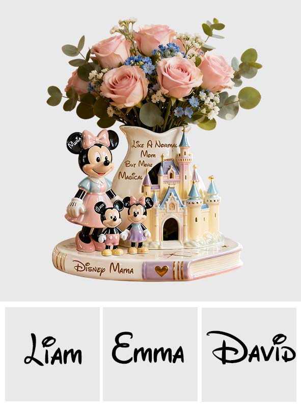 Personalized Acrylic Flower Vase Custom Shape Gift for Mom Custom Shape Acrylic Flower Vase GradoCreations