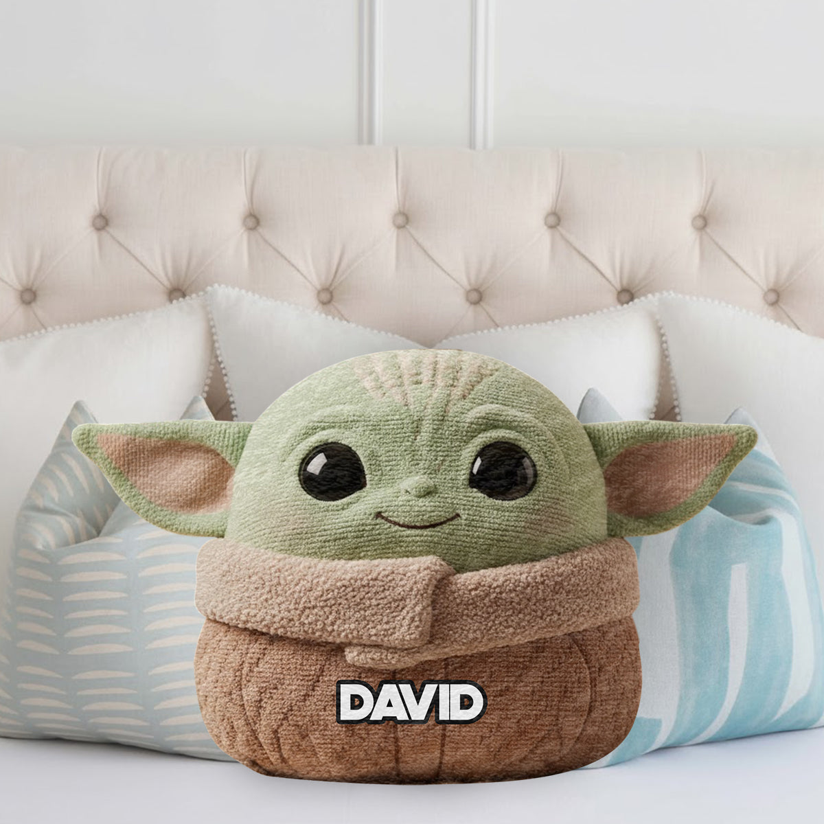 Custom Faux Fur Shaped Pillow with Personalized Design for Kids Faux Fur Shaped Pillow GradoCreations