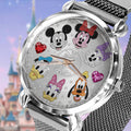 Personalized Disney Characters Women Hand Watch Custom Name Gift Women Hand Watch GradoCreations