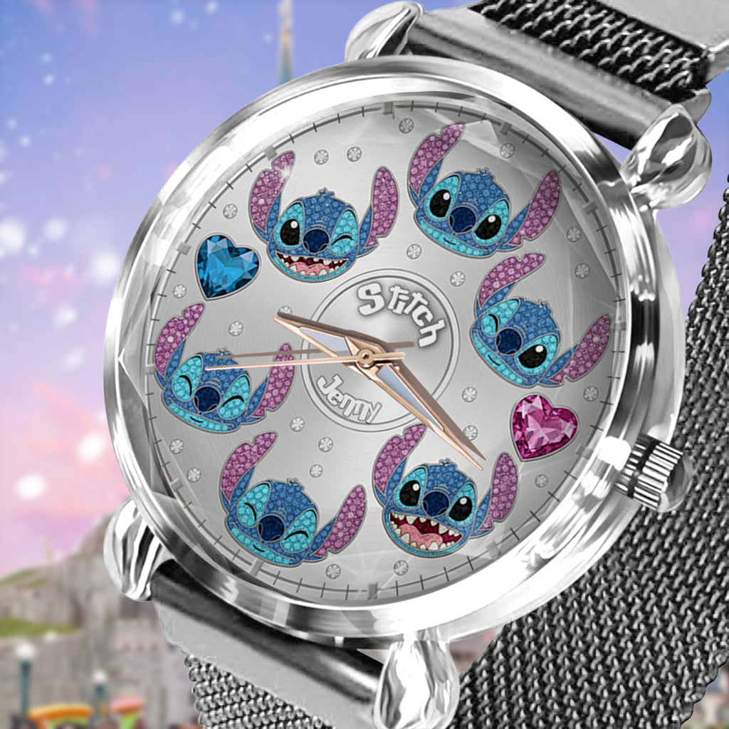 Personalized Stitch Women’s Hand Watch Custom Name Gift Idea Women Hand Watch GradoCreations