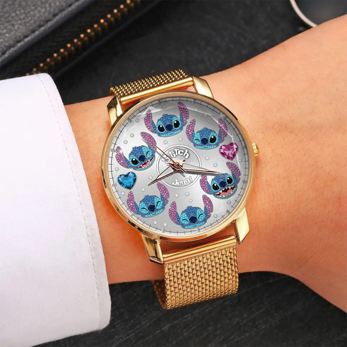 Personalized Stitch Women’s Hand Watch Custom Name Gift Idea Women Hand Watch GradoCreations