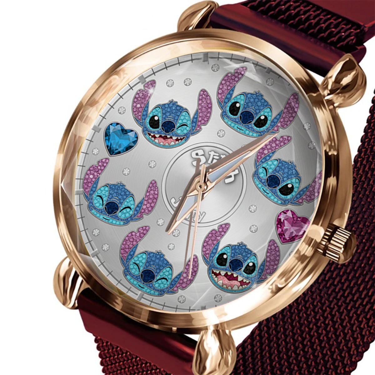 Personalized Stitch Women’s Hand Watch Custom Name Gift Idea Women Hand Watch GradoCreations