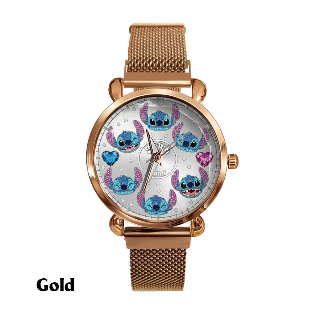 Personalized Stitch Women’s Hand Watch Custom Name Gift Idea Women Hand Watch GradoCreations