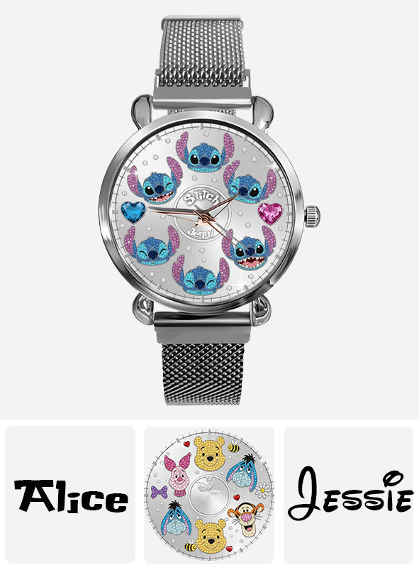 Personalized Stitch Women’s Hand Watch Custom Name Gift Idea Women Hand Watch GradoCreations