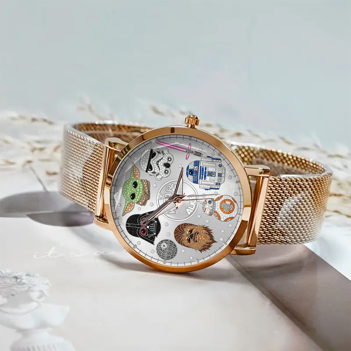 Personalized Star Wars Women's Hand Watch with Unique Design Women Hand Watch GradoCreations