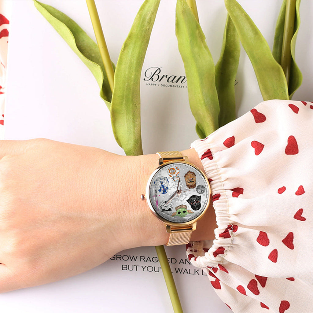 Personalized Star Wars Women's Hand Watch with Unique Design Women Hand Watch GradoCreations