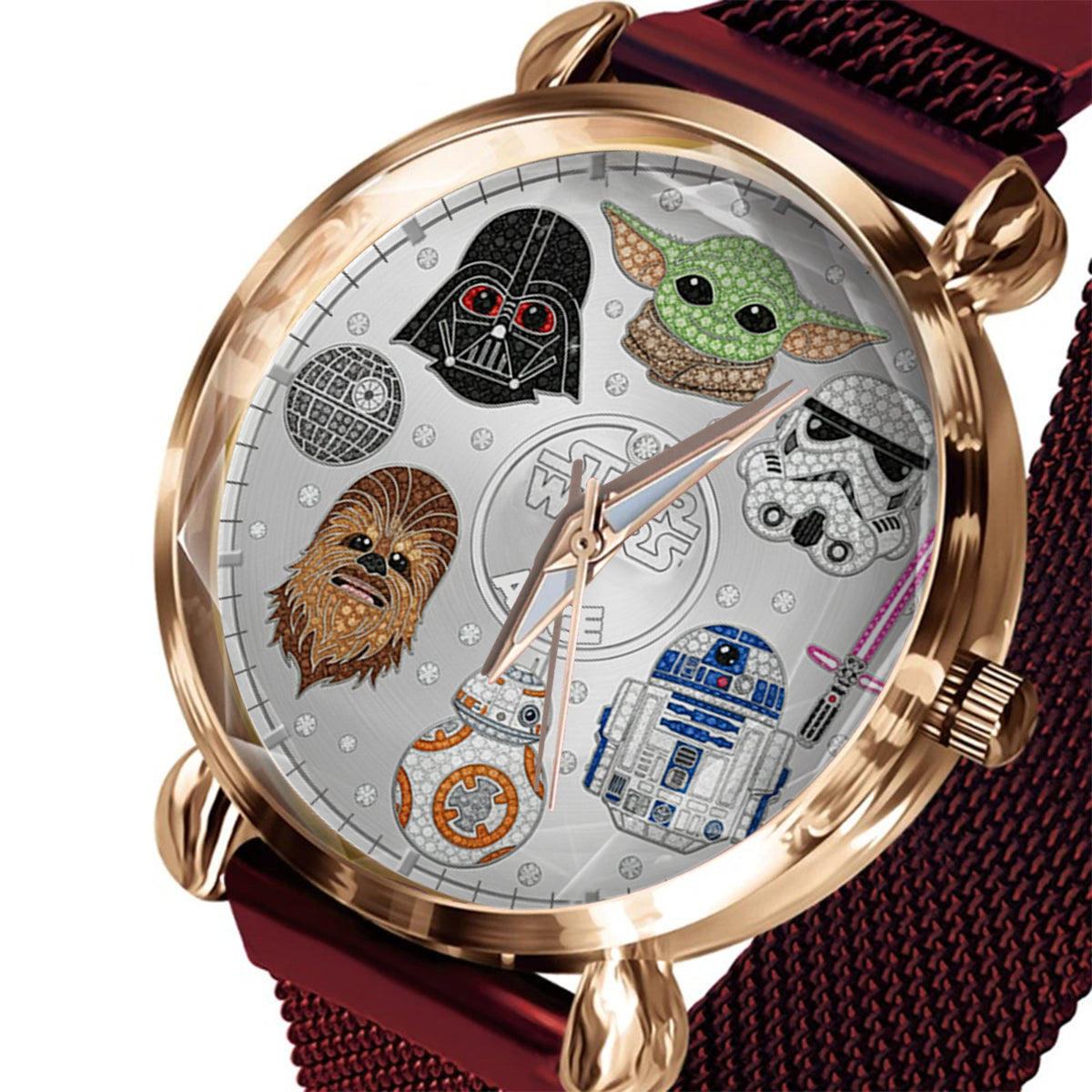 Personalized Star Wars Women's Hand Watch with Unique Design Women Hand Watch GradoCreations