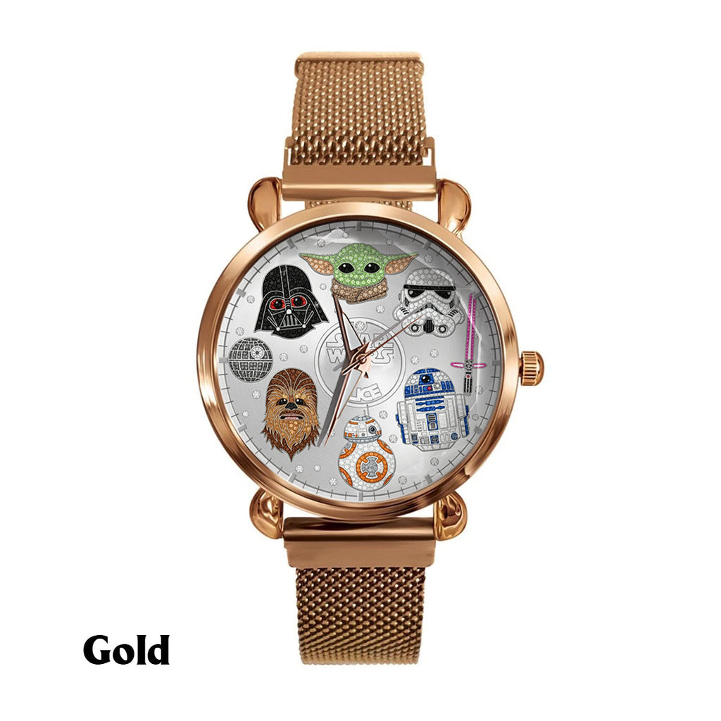 Personalized Star Wars Women's Hand Watch with Unique Design Women Hand Watch GradoCreations