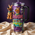 Personalized Scooby-Doo Tumbler with Handle - Halloween Gift for Movie Fans Tumbler GradoCreations