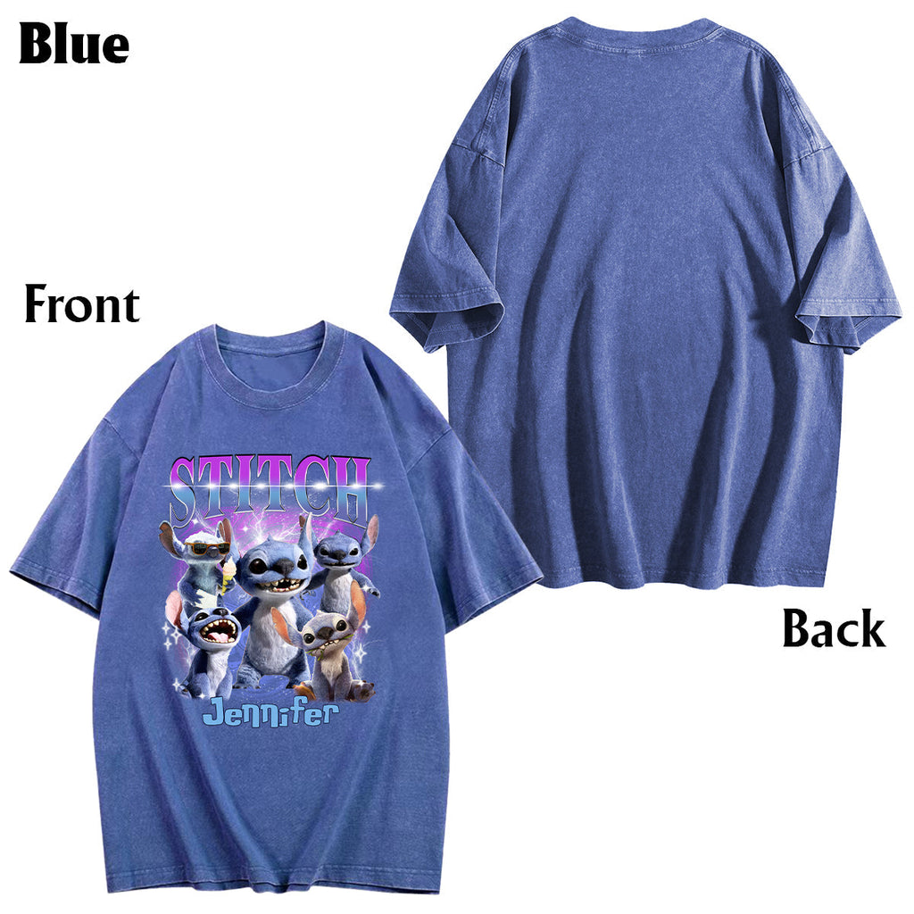 Personalized Ohana Wash T-Shirt Custom Name Gift for Family Wash T-shirt GradoCreations