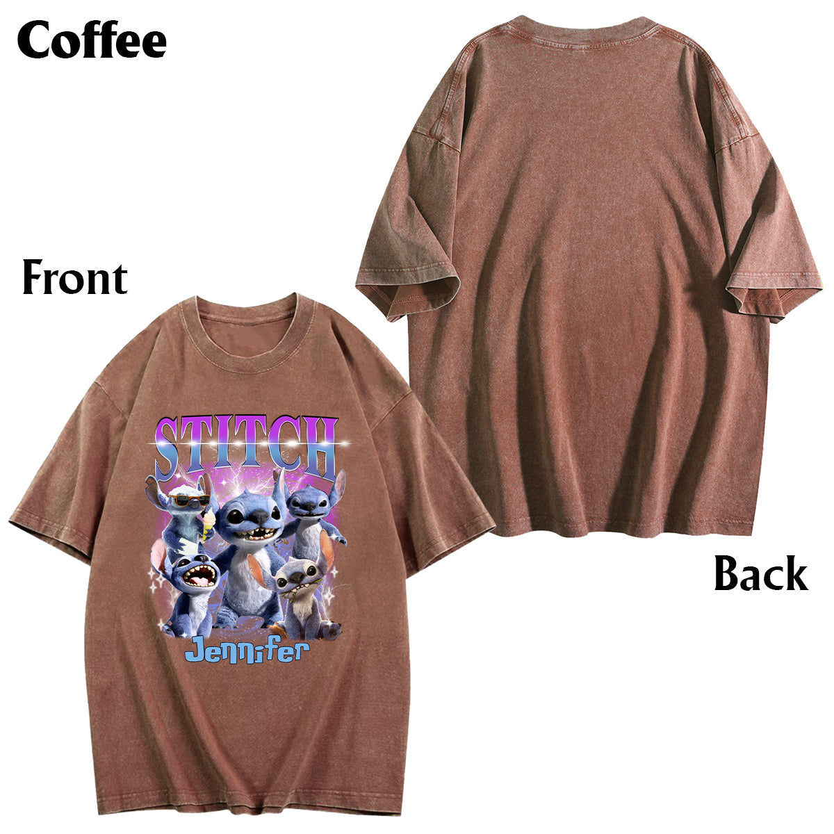 Personalized Ohana Wash T-Shirt Custom Name Gift for Family Wash T-shirt GradoCreations