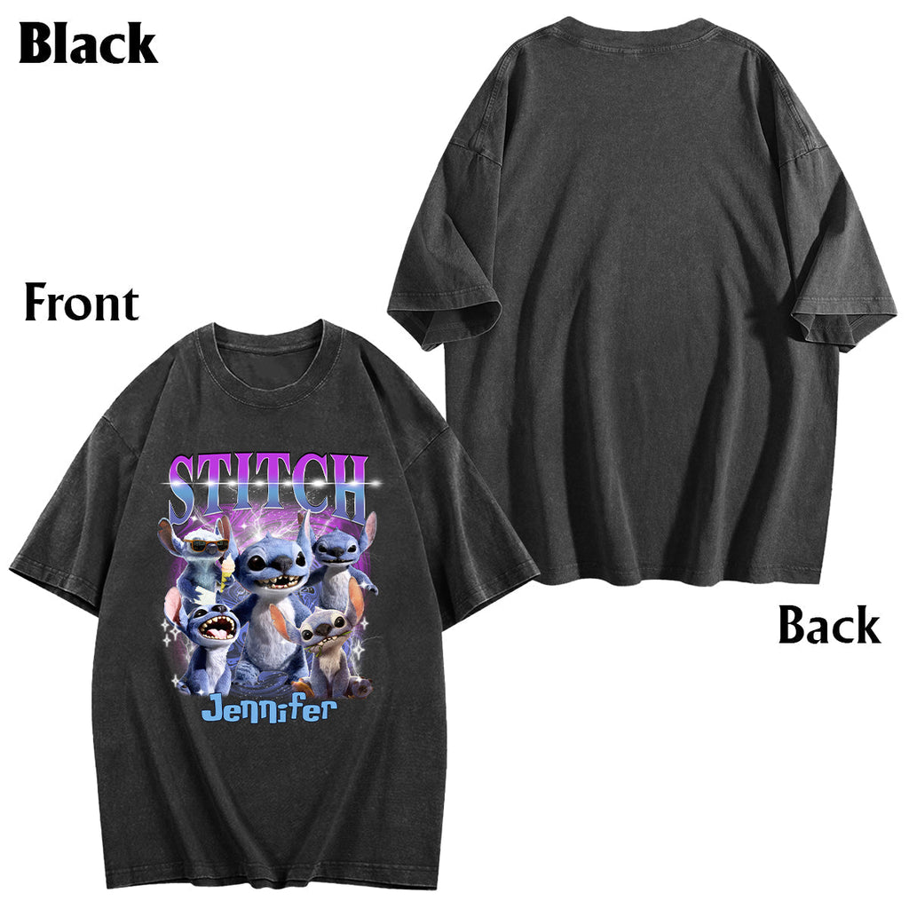 Personalized Ohana Wash T-Shirt Custom Name Gift for Family Wash T-shirt GradoCreations