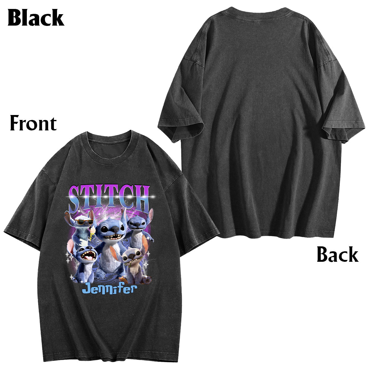 Personalized Ohana Wash T-Shirt Custom Name Gift for Family Wash T-shirt GradoCreations