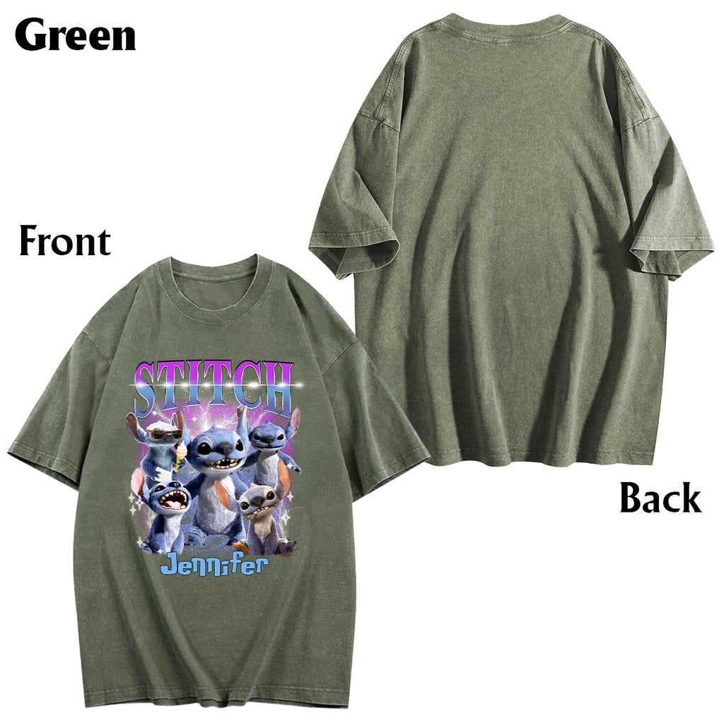 Personalized Ohana Wash T-Shirt Custom Name Gift for Family Wash T-shirt GradoCreations