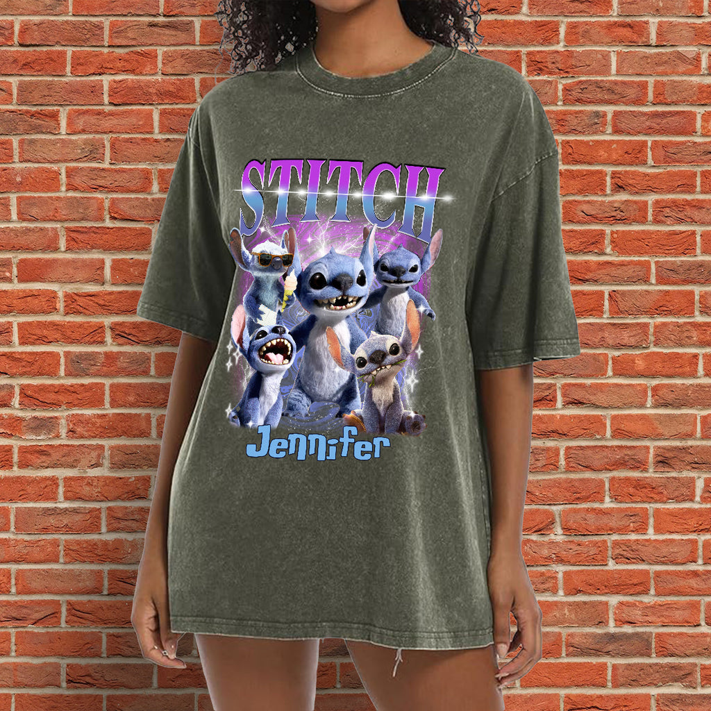 Personalized Ohana Wash T-Shirt Custom Name Gift for Family Wash T-shirt GradoCreations