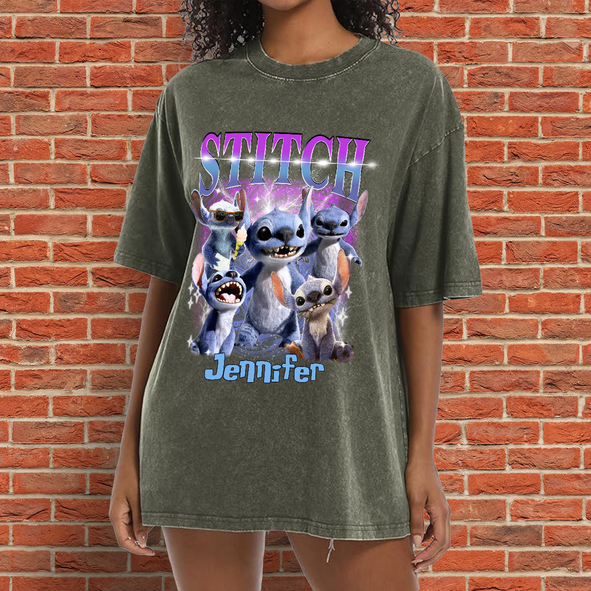 Personalized Ohana Wash T-Shirt Custom Name Gift for Family Wash T-shirt GradoCreations